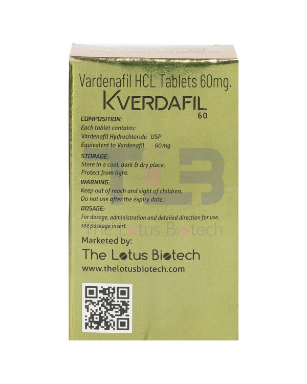 Kverdafil 60mg Vardenafil tablets