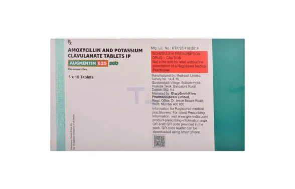 Augmentin 625mg Tablets