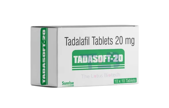 Tadasoft 20mg Tadalafil Tablet
