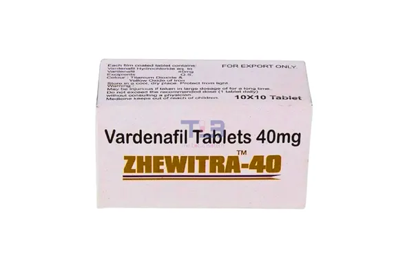Zhewitra 40 mg Tablets
