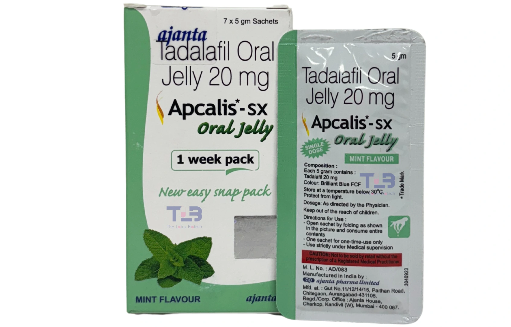 Apcalis-SX Oral Jelly (Mint-Flavor)
