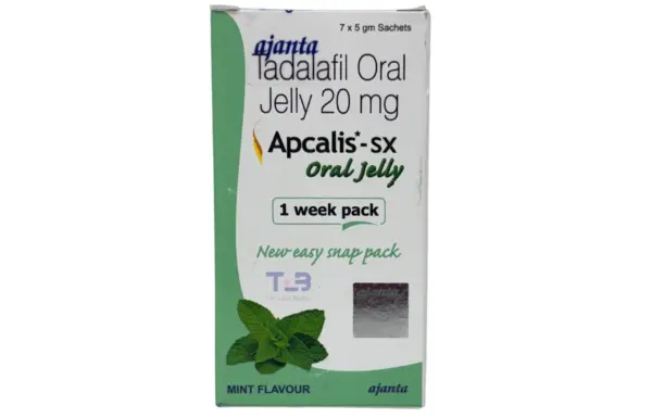 Apcalis-SX Oral Jelly (Mint-Flavor) Tadalafil 20 mg