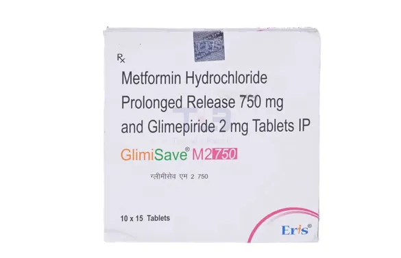Glimisave M2 750 mg Tablet