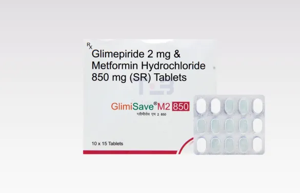 Glimisave M2 850 mg Tablet